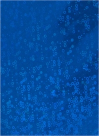 Пленка для подарков голография 70 х 8м 30мкм синий	