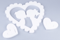 Заготовка из пенопласта &quot;Сердце с влюбленными&quot; 30х2,5см