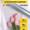 Пленка цветная 45 мкм 58см х 10м РЦ гласс фисташковый пастель Пленка цветная 45 мкм 58см х 10м РЦ гласс фисташковый пастель