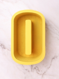 Пенобокс для цветов 29х30х12см Цифры 0 желтый