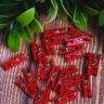Прищепка деревянная 2,5х0,4см 24шт красная
