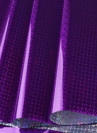 Пленка для подарков голография 70 х 8м 30мкм фиолетовый	