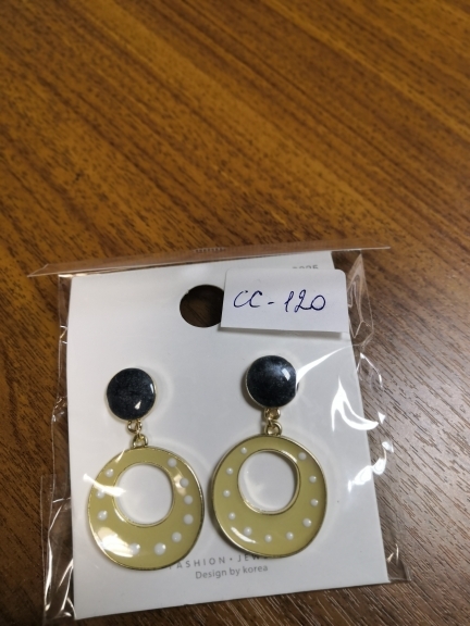 Серьги СС-120 L4,5см d2,5см Серьги СС-120 L4,5см d2,5см