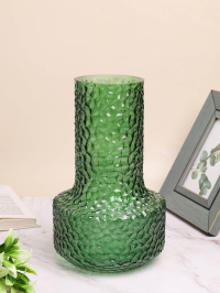 Ваза стекло h28 d17см К 167 зеленый