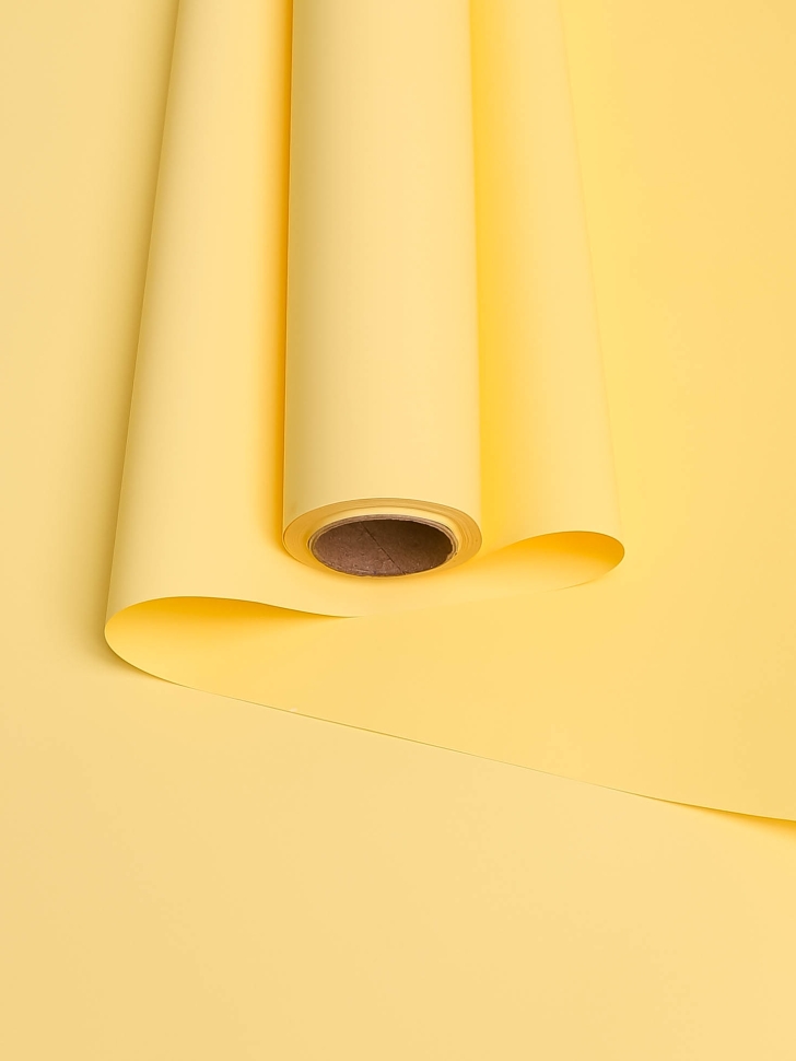 Пленка матовая Пастель 58см х 10м на втулке, манго Пленка матовая Пастель 58см х 10м на втулке, манго