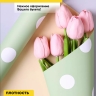 Пленка матовая 65мкм 58см х 10м РЦ горох белый на оливковом/желтый Пленка матовая 65мкм 58см х 10м РЦ горох белый на оливковом/желтый