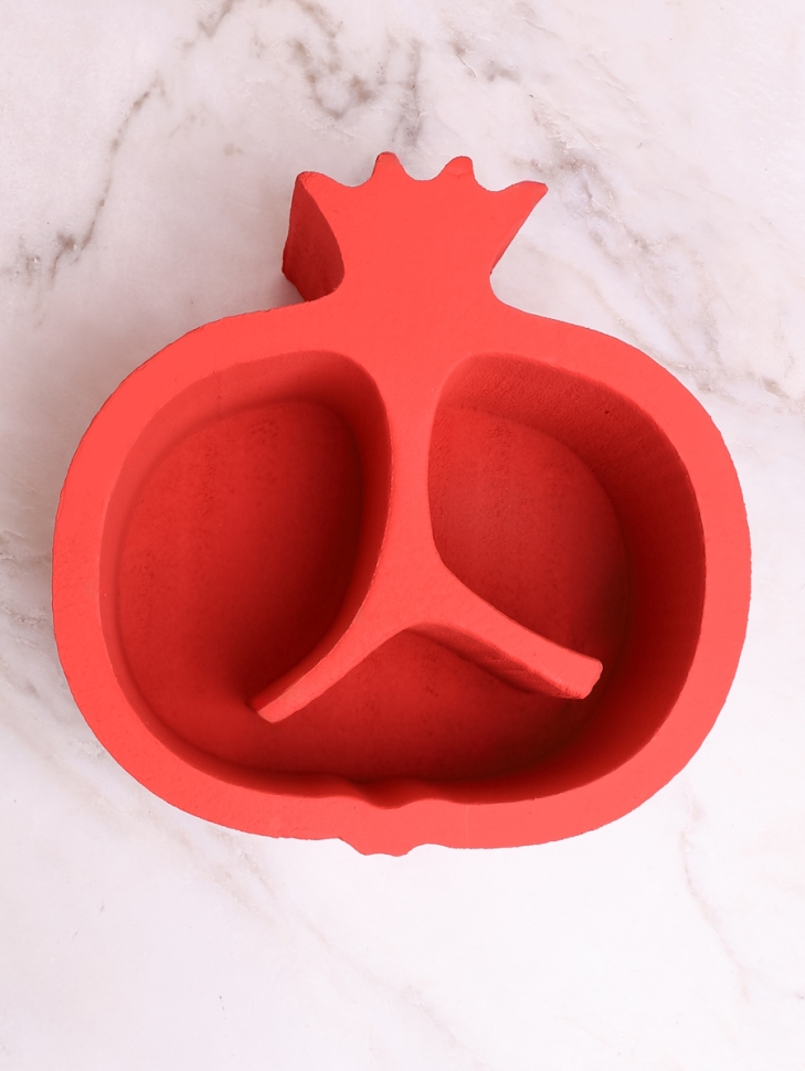 Пенобокс для цветов набор 29х30х12см Гранат красный