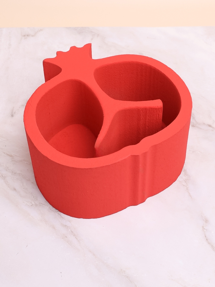 Пенобокс для цветов набор 29х30х12см Гранат красный