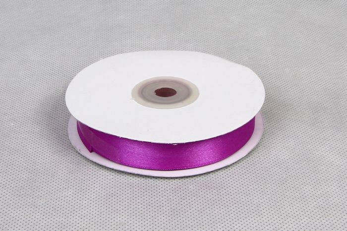 Лента атласная 25мм х 30м К фиолетовая