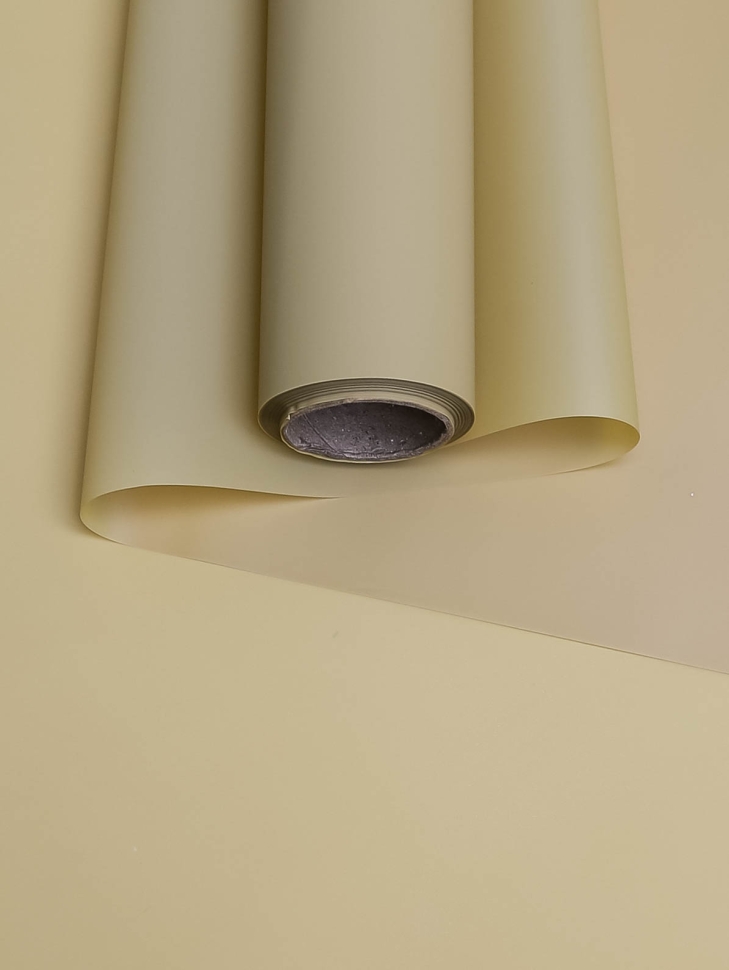 Пленка матовая 55мкм 58см х 10м Romantic пшеничный