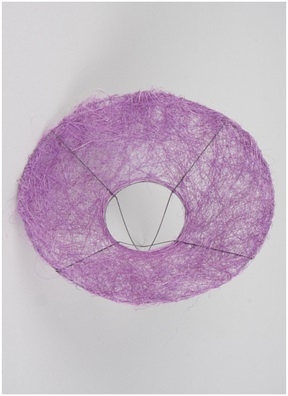 Каркас для букета сизаль гладкий 25см сиреневый Каркас для букета сизаль гладкий 25см сиреневый