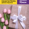 Бумага крафт 70г/м2, 70см x 10м, Пожелания белый Бумага крафт 70г/м2, 70см x 10м, Пожелания белый
