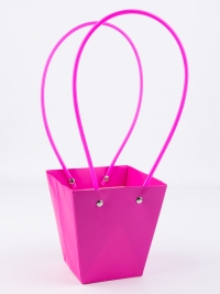 Сумочка для цветов 12х8х12,5см М114 малиновый