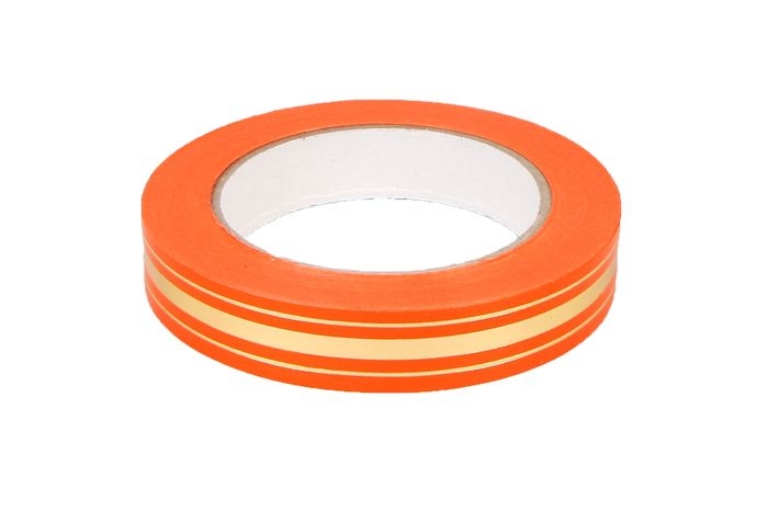 Лента золотая полоса 2/50 РД оранжевая