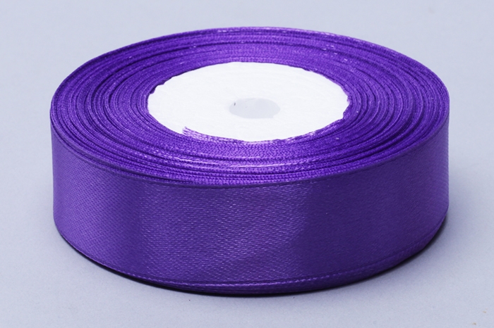 Лента атласная 20мм х 25ярд  JD фиолетовый