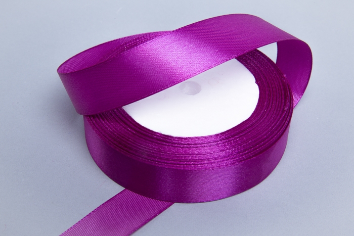 Лента атласная 20мм х 25ярд  JD фиолетовый
