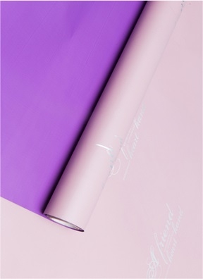 Пленка матовая Премиум Серебро 60см х 10м Friend розовый пыльный/сирень тёмн Пленка матовая Премиум Серебро 60см х 10м Friend розовый пыльный/сирень тёмн