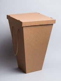 Упаковка для букетов и композиций 18х34хh53см с крышкой