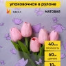 Пленка матовая 60см x 10м Мотыльки сиреневый светлый Пленка матовая 60см x 10м Мотыльки сиреневый светлый