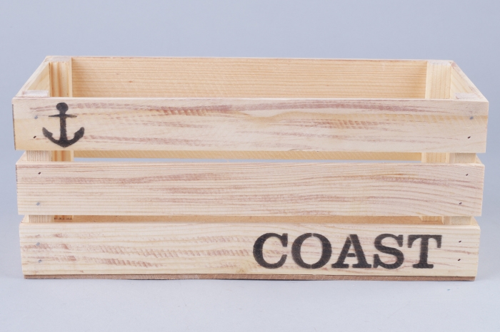 Ящик деревянный интерьерный 30х12х12см "Coast" Ящик деревянный интерьерный 30х12х12см "Coast"