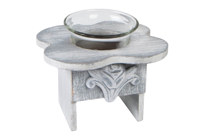 Подсвечник ампир на 1 свечу 9х9х10,5см  