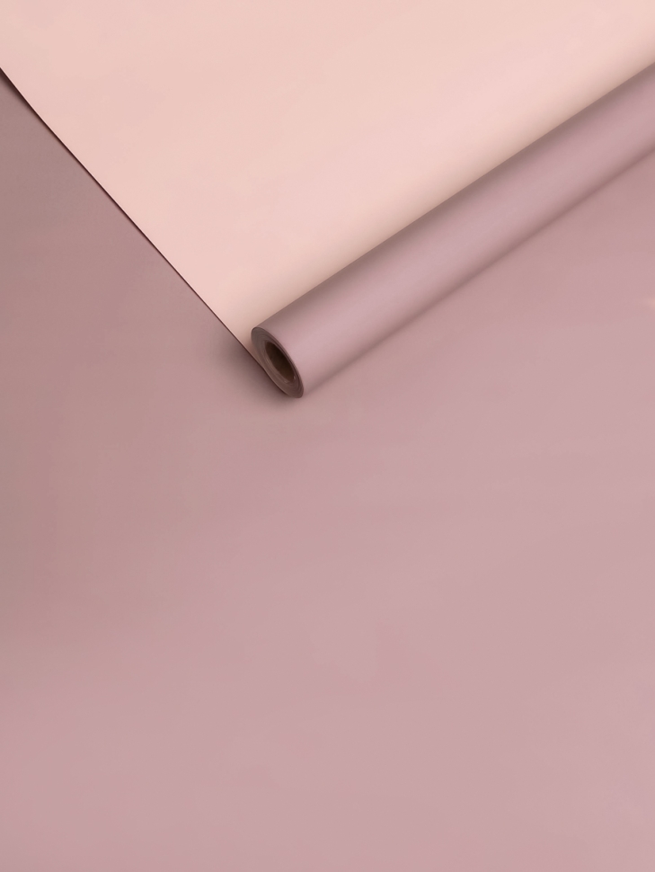 Пленка матовая 65мкм 58см х 10м двухцветная латте/капучино Пленка матовая 65мкм 58см х 10м двухцветная латте/капучино