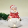 Фигурка декоративная НГ 9,4х8,5х13,8 с подсветкой Дед Мороз/Снеговик микс Фигурка декоративная НГ 9,4х8,5х13,8 с подсветкой Дед Мороз/Снеговик микс