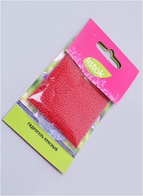 Гидрогель LISTOK 20гр красная