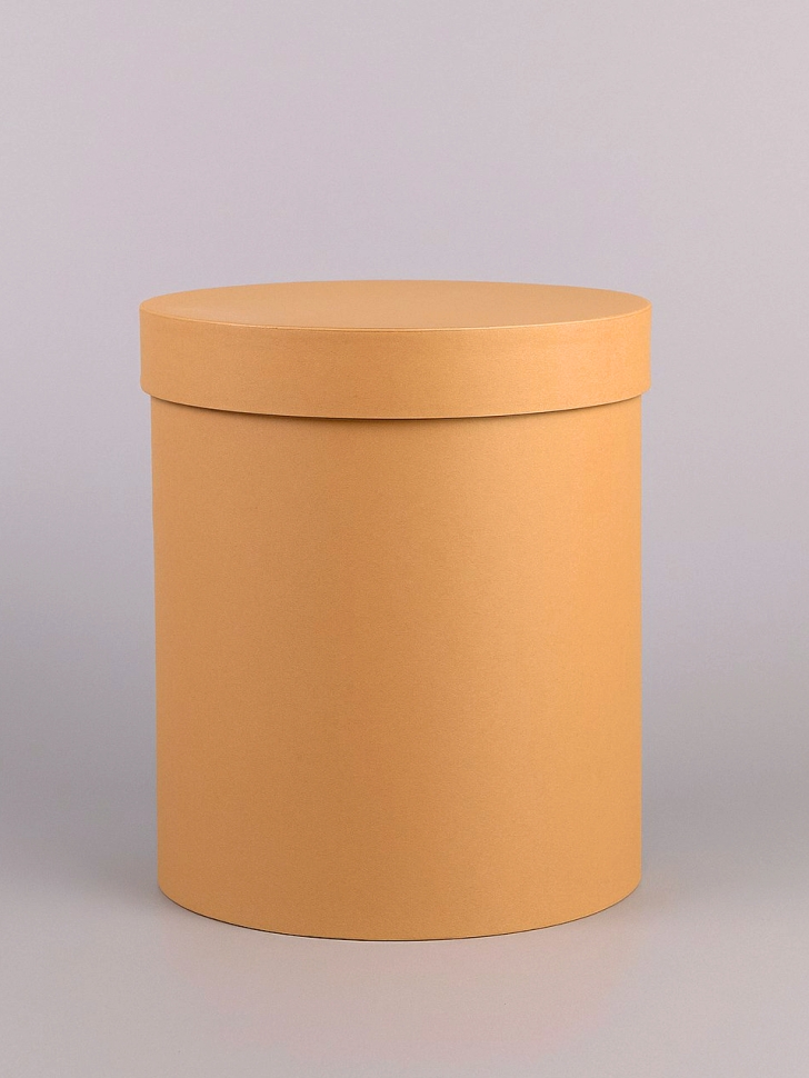 Коробка цилиндр h30xd30см №83 однотонный Брюнет Коробка цилиндр h30xd30см №83 однотонный Брюнет