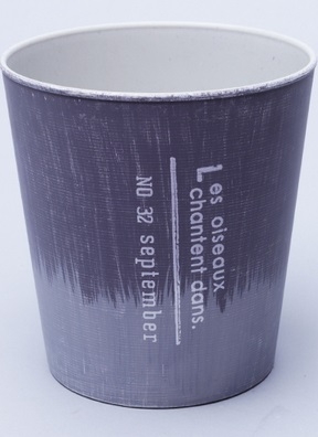 Кашпо из пластика круг D14х13см 14Y