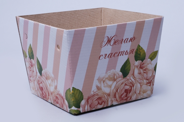 Плайм пакет H110 D150/125 Желаю счастья Полосы розовые