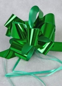 Бант шар металл 50, 10шт. зеленый