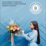 Лента атласная 25мм х 25 ярд JD черный Лента атласная 25мм х 25 ярд JD черный