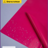 Пленка матовая 58см х 58см 60мкм 10 листов, малиновый