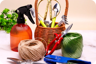 Инструменты для цветов и упаковки